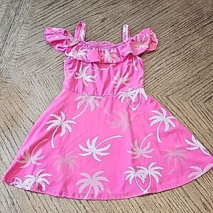 Pink and white Hawaiian dress size 5/6